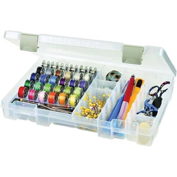 Sew-Lutions Bobbin/Supply Box Sewing Organizer, [1] Plastic - Picture 3 of 3